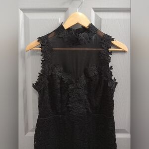 Elegant Black Lace Dress